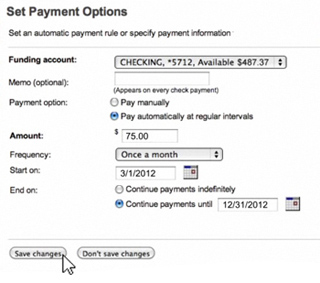 6. Make Automatic Payments