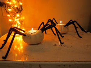 Pumpkin Spider Holder