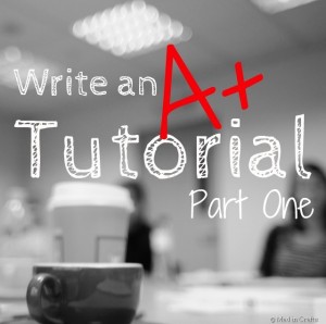 Write tutorials