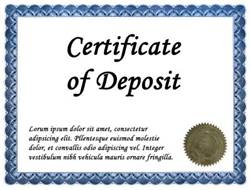 1. Certificate of Deposit