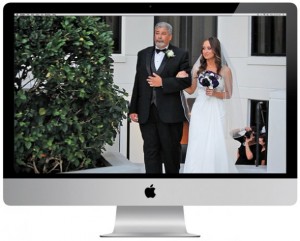 4 Watch your wedding video over a fully loaded snack