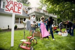 9. Hold a garage sale