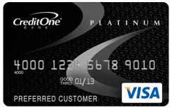 VISA Platinum from Credit One Bank