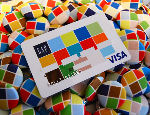 gap silver visa card